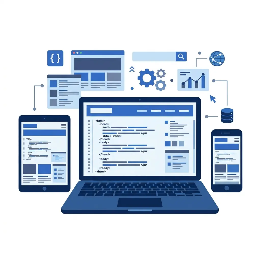 Web Development Illustration